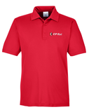 Canadian Pacific 1970's CP Rail "Multimark" Logo - Performance Polo Shirt - Red