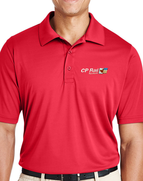 Canadian Pacific 1990's CP Rail Systems Logo - Performance Polo Shirt