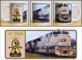 Canadian Pacific SD70ACU Military Locomotive #7021 Army (Arid Regions) 11 oz Ceramic Coffee Mug