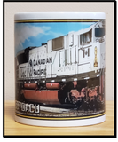 Canadian Pacific SD70ACU Military Locomotive #7022 Navy 11 oz Ceramic Coffee Mug