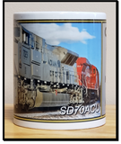 Canadian Pacific SD70ACU Military Locomotive #7023 Air Force 11 oz Ceramic Coffee Mug