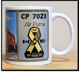 Canadian Pacific SD70ACU Military Locomotive #7023 Air Force 11 oz Ceramic Coffee Mug