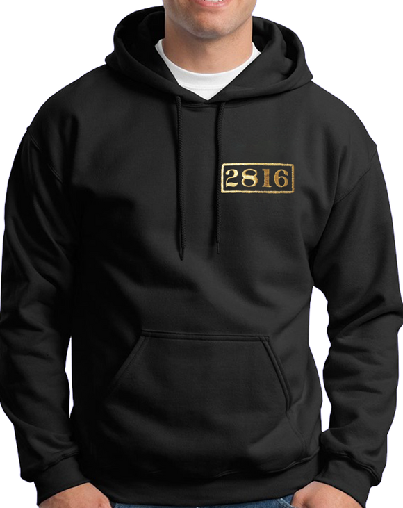 Canadian Pacific 2816 Empress Number Plate - Pullover Hoodie