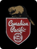 Canadian Pacific Steam Era "Spans The World" Beaver Shield - Pullover Hoodie