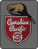 Canadian Pacific Steam Era "Spans The World" Beaver Shield - Embroidered Sweatshirt