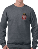 Canadian Pacific Steam Era "Spans The World" Beaver Shield - Embroidered Sweatshirt