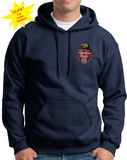 Canadian Pacific Steam Era "Spans The World" Beaver Shield - Pullover Hoodie