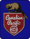 Canadian Pacific Steam Era "Spans The World" Beaver Shield - Embroidered Sweatshirt