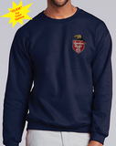 Canadian Pacific Steam Era "Spans The World" Beaver Shield - Embroidered Sweatshirt