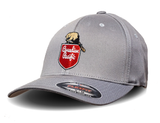 Canadian Pacific 1950's Beaver Shield Logo - Flexfit & Snap Back Cap