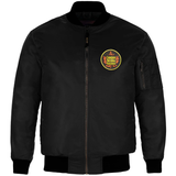 Canadian National Railways Round Tender Herald - Front & Back Embroidered Insulated Bomber Jacket