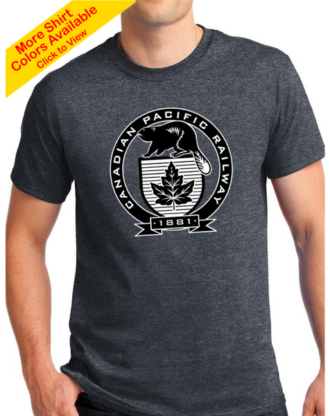 こちらは専用です Canadian Pacific - Logo - 1881 Beaver Shield T-Shirt – Casual Ts