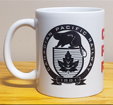 Mug - Canadian Pacific - 1881 Beaver Shield Logo - 11 oz Ceramic Coffee Mug