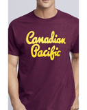 Canadian Pacific Classic 1950's Gold Script Lettering T-shirt