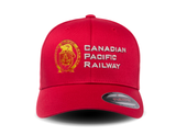 Canadian Pacific Railway w/1881 Red & Gold Beaver Shield - Flexfit Cap