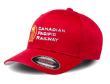 Canadian Pacific Railway w/1881 Red & Gold Beaver Shield - Flexfit Cap
