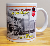 Mug - Canadian Pacific 2-10-4 T1a Selkirk Steam Locomotive No. 5915 - 11 oz Ceramic Coffee Mug