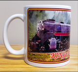 Mug - Canadian Pacific 2-10-4 T1c Selkirk Steam Locomotive No. 5931 - 11 oz Ceramic Coffee Mug