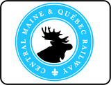 Canadian Pacific Merger Acquisition (CM&Q) Central Maine & Quebec Logo T-shirt