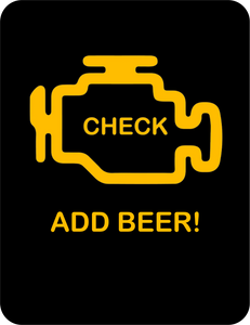Check Engine - Add BEER! T-shirt