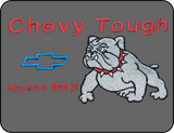 Classic Chevy "Built Tough" Bulldog - Embroidered Sweatshirt