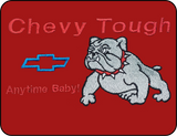 Classic Chevy "Built Tough" Bulldog - Embroidered Sweatshirt