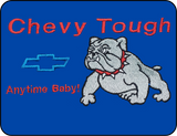 Classic Chevy "Built Tough" Bulldog - Embroidered Sweatshirt