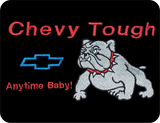 Classic Chevy "Built Tough" Bulldog - Embroidered Sweatshirt