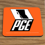 BC Rail / PGE Historic Logo's - Cork Backed Table Coaster Set
