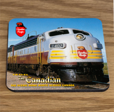 Canadian Pacific Passenger locomotives - Corked Back Table Coaster Set