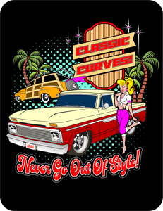 Street Rods - Classic Curves Never Go Out Of Style! T-shirt