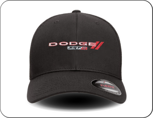 Classic Dodge SRT8 Logo - Black Flexfit Cap