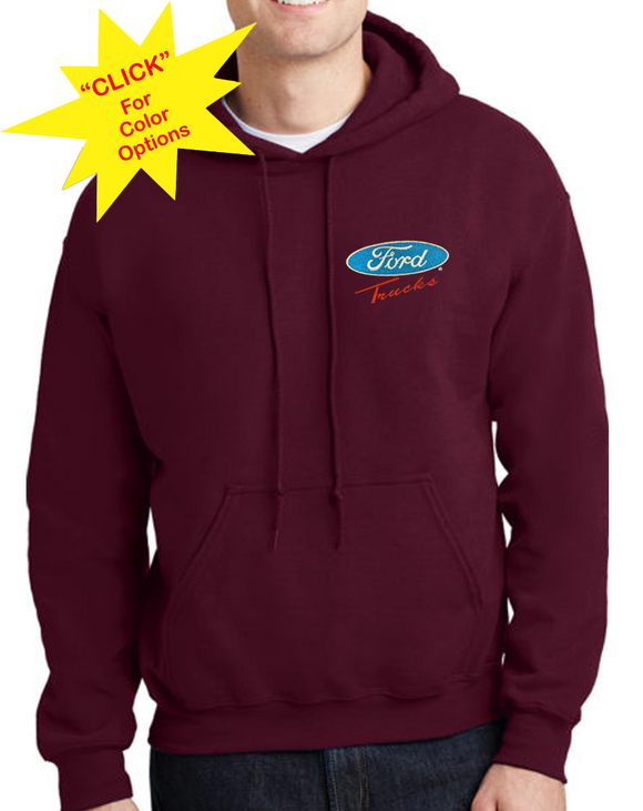 Classic Ford Trucks Logo - Pullover Hoodie