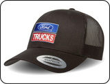 Ford Trucks (Block) Logo - Flexfit & Truckers Caps