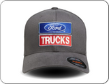 Ford Trucks (Block) Logo - Flexfit & Truckers Caps