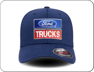 Ford Trucks (Block) Logo - Flexfit & Truckers Caps