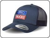 Ford Trucks (Block) Logo - Flexfit & Truckers Caps