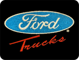 Classic Retro Ford Trucks Logo - Embroidered Sweatshirt