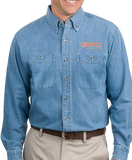 Classic GMC Truck Logo - Denim Long Sleeve Shirt