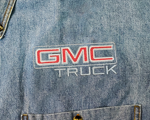 Classic GMC Truck Logo - Denim Long Sleeve Shirt