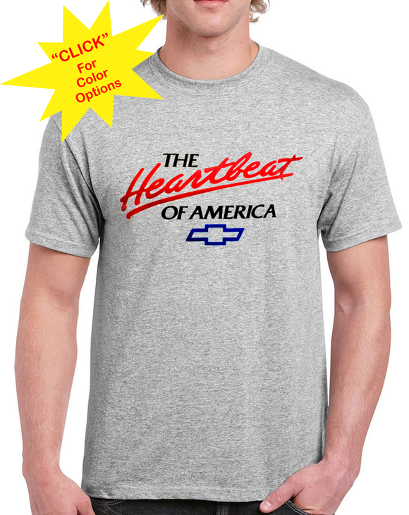 Classic Chevy - The Heartbeat of America Logo T-shirt