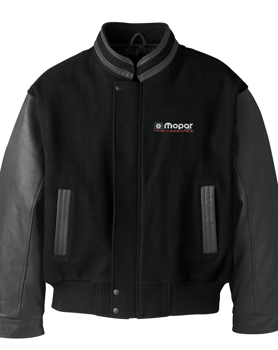 Classic Mopar Performance Logo - Retro Varsity Leather Melton