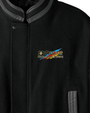 Classic Mopar Performance Parts Logo - Retro Varsity Leather Melton Jacket
