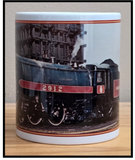 Canadian Pacific 4-4-4 Jubilee F-1a Steam Locomotive No. 2912 - 11 oz Ceramic Coffee Mug