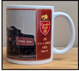 Canadian Pacific 4-4-4 Jubilee F-1a Steam Locomotive No. 2912 - 11 oz Ceramic Coffee Mug