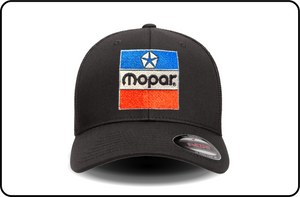 Classic Mopar Parts Block Logo - Black Flexfit Cap