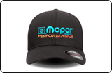 Classic Mopar Performance Logo (Retro Colors)- Black Flexfit Cap