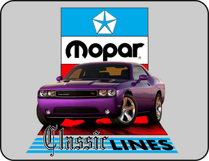 Mopar - 2016 Challenger "Classic Lines" T-shirt