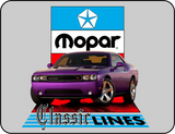 Mopar - 2016 Challenger "Classic Lines" T-shirt