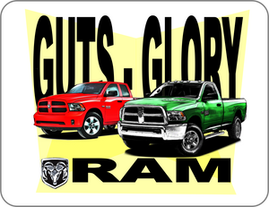 Mopar - Classic Dodge "Guts, Glory, RAM" - Second Gen. - T-shirt